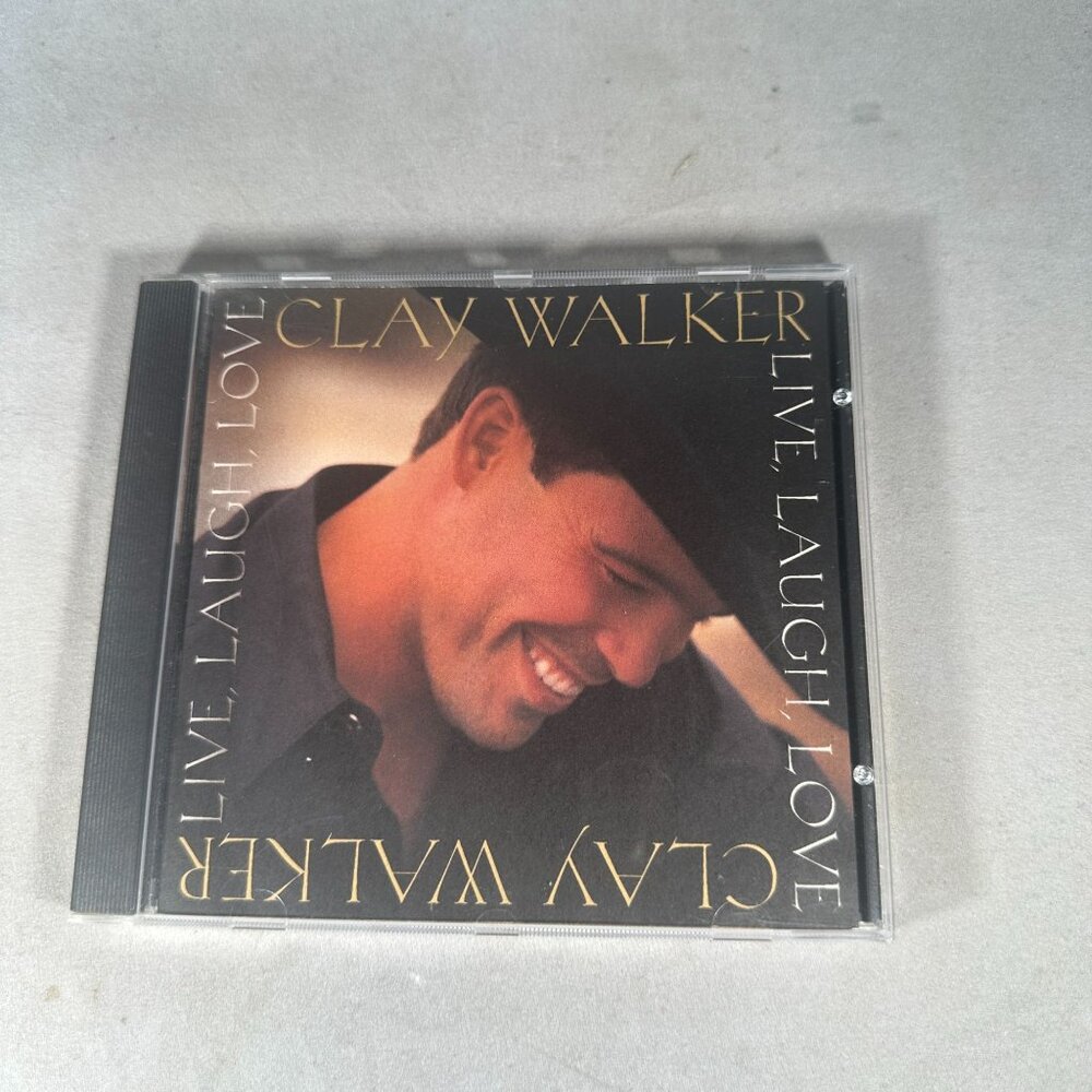 Clay Walker Live Laugh Love CD Album Country Music 1999 Epic Records